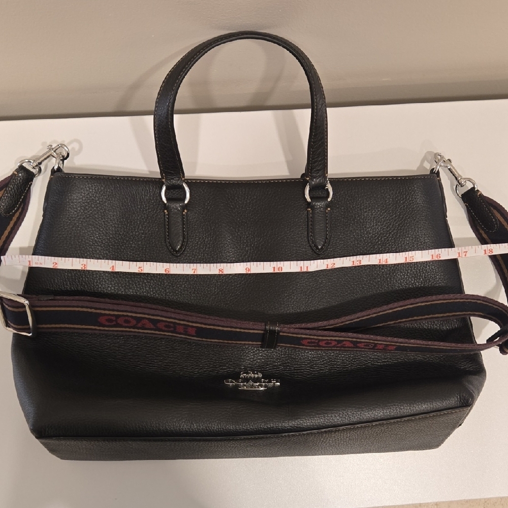 Coach Black Leather Handbag - Picture 13 of 13